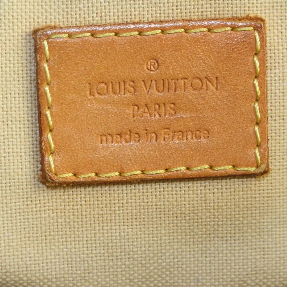 Louis Vuitton Siracusa Shoulder Bag PM White Leather 8LV919k
